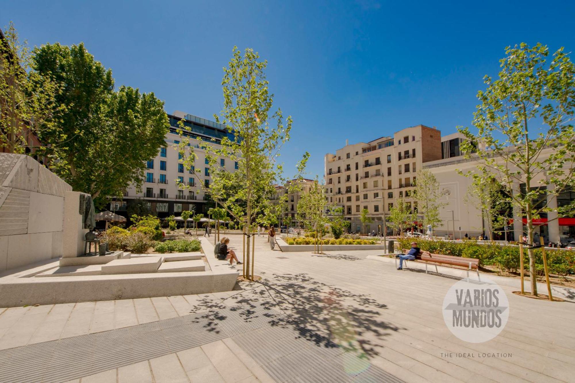 Bright Apt Para 4Pax En Gran Via-Plaza De Carmen E2 Madrid Eksteriør billede